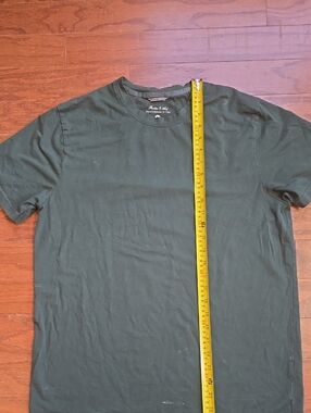 Dark Green Short Sleeve Crewneck Tee - Men's